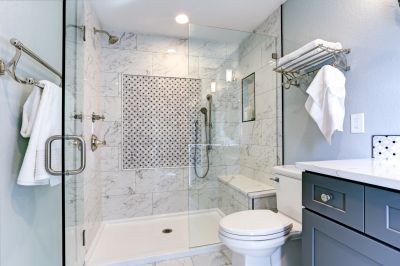 Spacious Bathroom Shower